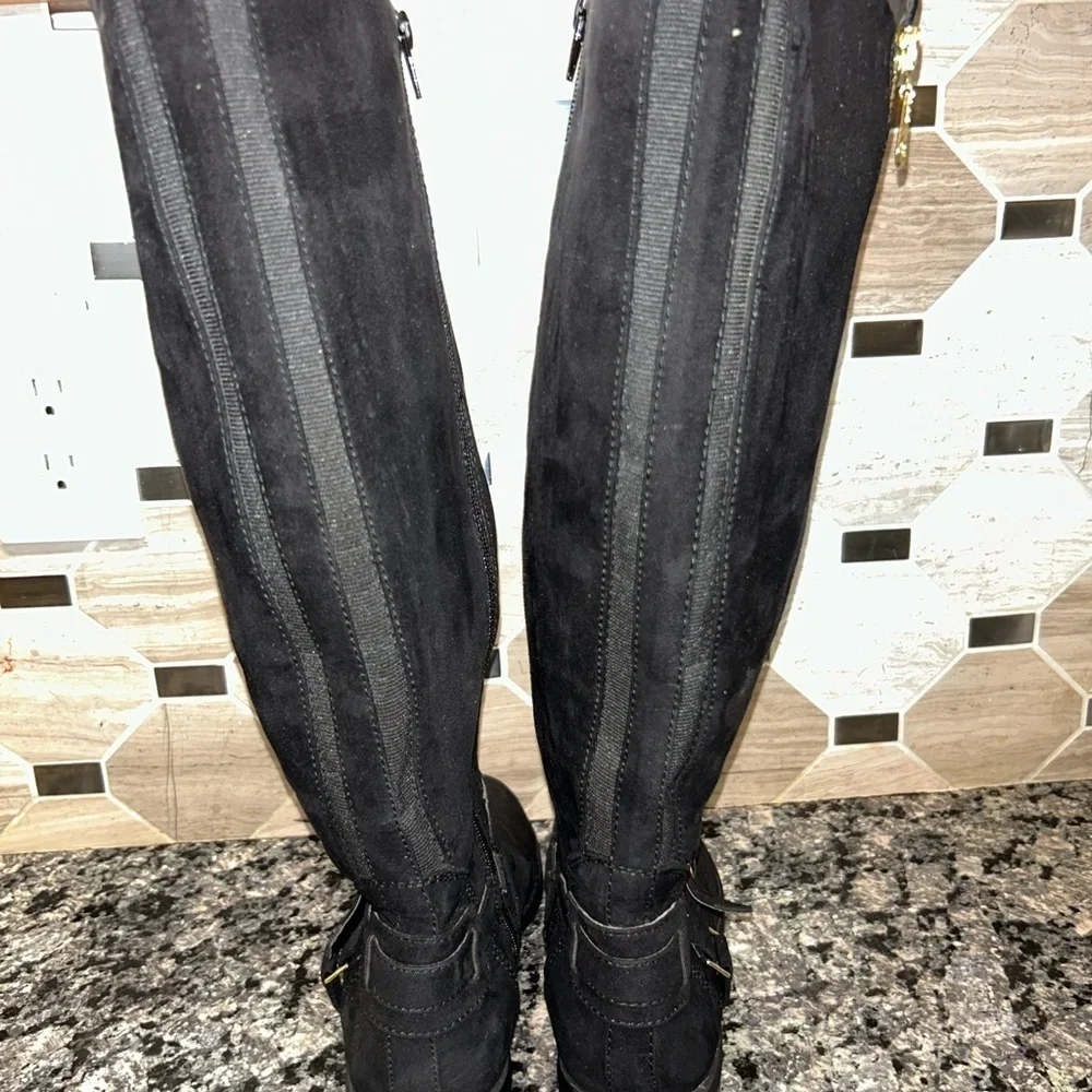 G by Guess Harson Knee High Boots Black Size 7.5